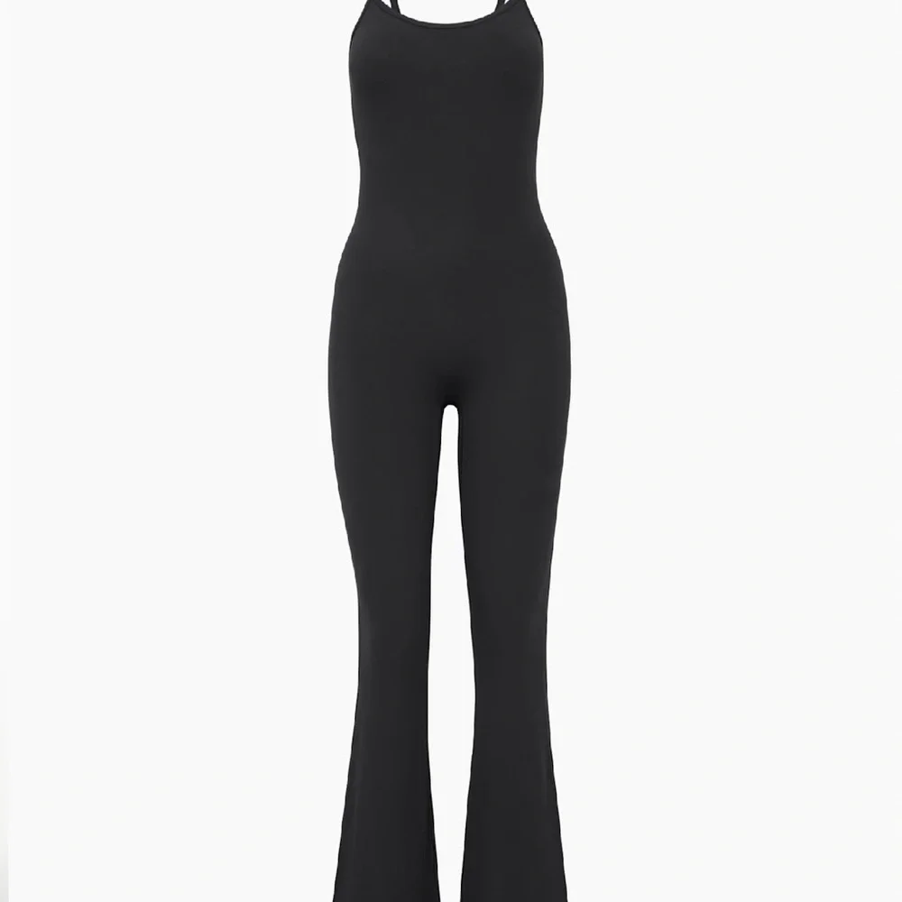 Aritzia Golden Butter Essential Flare Jumpsuit - Picture 7 of 8